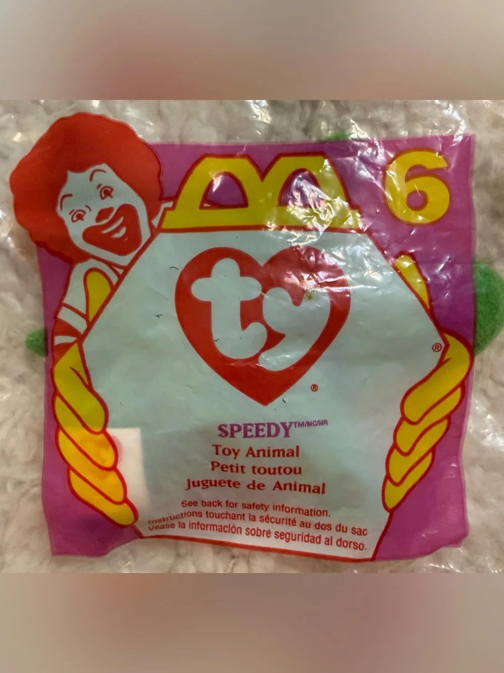 *NWT*  1996 McDonald’s Happy Meal Beanie Babies, complete set of 10.